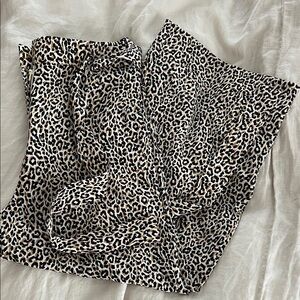 J.Crew Leopard Wideleg Pant